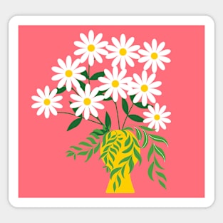 Flores Margaritas Sticker